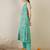 Green printed pure cotton kurta trouser set