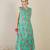 Green printed pure cotton kurta trouser set
