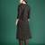 Black printed pure cotton kurta trouser set