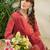Multicolor printed pure cotton kurta trouser set