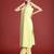 Yellow printed pure cotton kurta trouser set