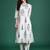 White printed pure cotton kurta trouser set