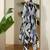 Black printed pure cotton kurta trouser set