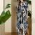 Black printed pure cotton kurta trouser set