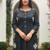 Black printed pure cotton kurta trouser set