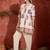 Peach printed pure cotton kurta trouser set