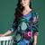 Black printed pure cotton kurta trouser set