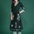 Green printed pure cotton kurta trouser set