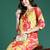 Green printed pure cotton kurta trouser set