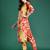 Green printed pure cotton kurta trouser set