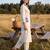 Off white printed pure cotton kurta trouser set