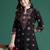 Black printed pure cotton kurta trouser set