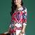 White printed pure cotton kurta trouser set