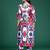 White printed pure cotton kurta trouser set