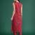 Maroon printed pure cotton kurta trouser set