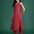 Maroon printed pure cotton kurta trouser set