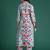 Multicolor printed pure cotton kurta trouser set