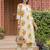 Off white printed pure cotton kurta trouser set