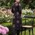 Black printed pure cotton kurta trouser set