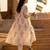 Off white printed pure cotton kurta trouser set
