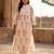 Off white printed pure cotton kurta trouser set