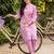 Pink printed pure cotton kurta trouser set