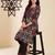 Black printed pure cotton kurta trouser set