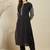Black embroidered pure cotton kurta trouser set