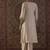 White embroidered liva kurta trouser set