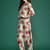 Green printed pure cotton kurta trouser set