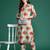 Green printed pure cotton kurta trouser set