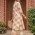 Off white printed pure cotton kurta trouser set