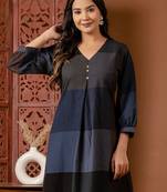 Multicolor printed pure cotton kurta trouser set