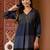 Multicolor printed pure cotton kurta trouser set
