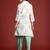 Off white printed pure cotton kurta trouser set