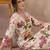 Beige printed pure cotton kurta trouser set