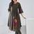 Green printed pure cotton kurta trouser set