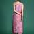 Pink printed pure cotton kurta trouser set
