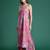 Pink printed pure cotton kurta trouser set