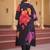 Blue printed pure cotton kurta trouser set