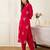 Pink embroidered pure cotton kurta trouser set