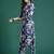 Blue printed pure cotton kurta trouser set