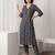 Black printed pure cotton kurta trouser set