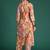 Multicolor printed pure cotton kurta trouser set