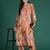 Multicolor printed pure cotton kurta trouser set