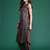 Black printed pure cotton kurta trouser set