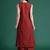 Maroon embroidered pure cotton kurta trouser set