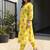Green printed pure cotton kurta trouser set