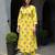 Green printed pure cotton kurta trouser set