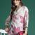 White printed pure cotton kurta trouser set